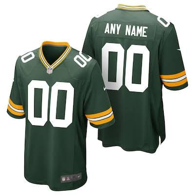 Any Name & Number YOUTH KIDS Green Bay Packers Official NFL Nike Jersey product image 1, provided for visual reference and