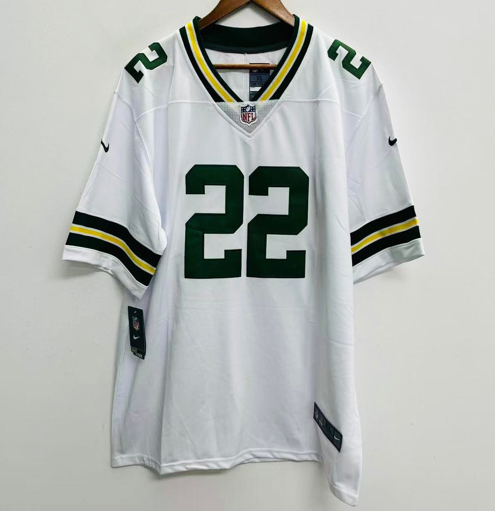 Matthew Golden YOUTH KIDS Green Bay Packers Official NFL Jersey White product image 2, provided for visual reference and