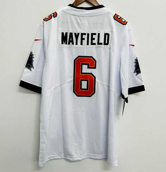 Baker Mayfield Tampa Bay Buccaneers YOUTH KIDS Official Nike Jersey White product image 1, provided for visual reference and