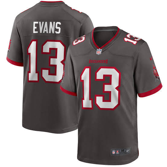 Mike Evans Tampa Bay Buccaneers YOUTH KIDS Official Nike Jersey Pewter color product image 1, provided for visual reference