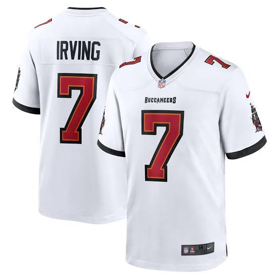 Bucky Irving Tampa Bay Buccaneers YOUTH KIDS Official Nike Jersey White product image 1, provided for visual reference and