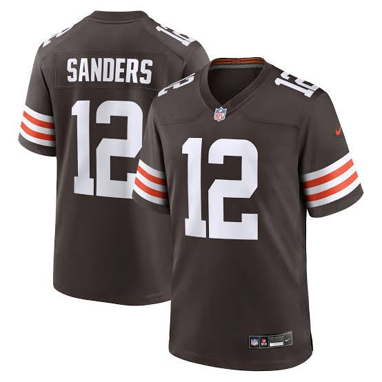 Shedeur Sanders YOUTH KIDS Cleveland Browns Official NFL Classic Nike Jersey product image 1, provided for visual reference