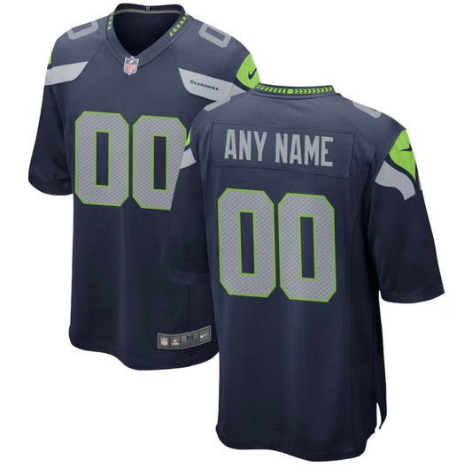 Seattle Seahawks Any Name & Number customized YOUTH KIDS Official NFL Jersey product image 1, provided for visual reference