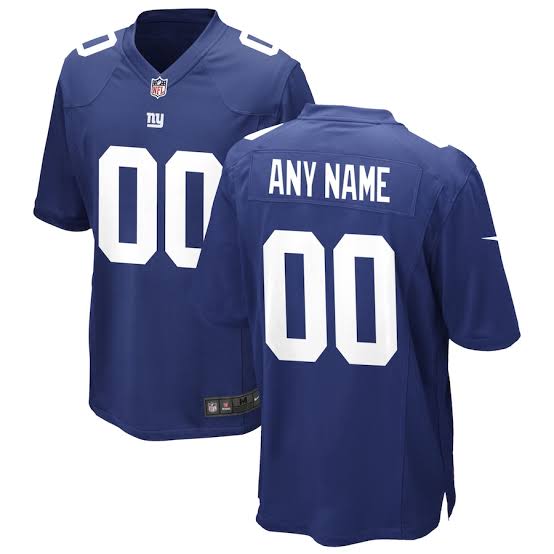 New York Giants Any Name & Number customized YOUTH KIDS Official NFL Jersey product image 1, provided for visual reference