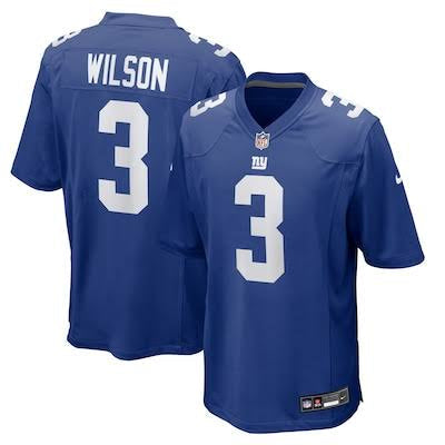 Russell Wilson New York Giants YOUTH Jersey NIKE product image 1, provided for visual reference and product detail review