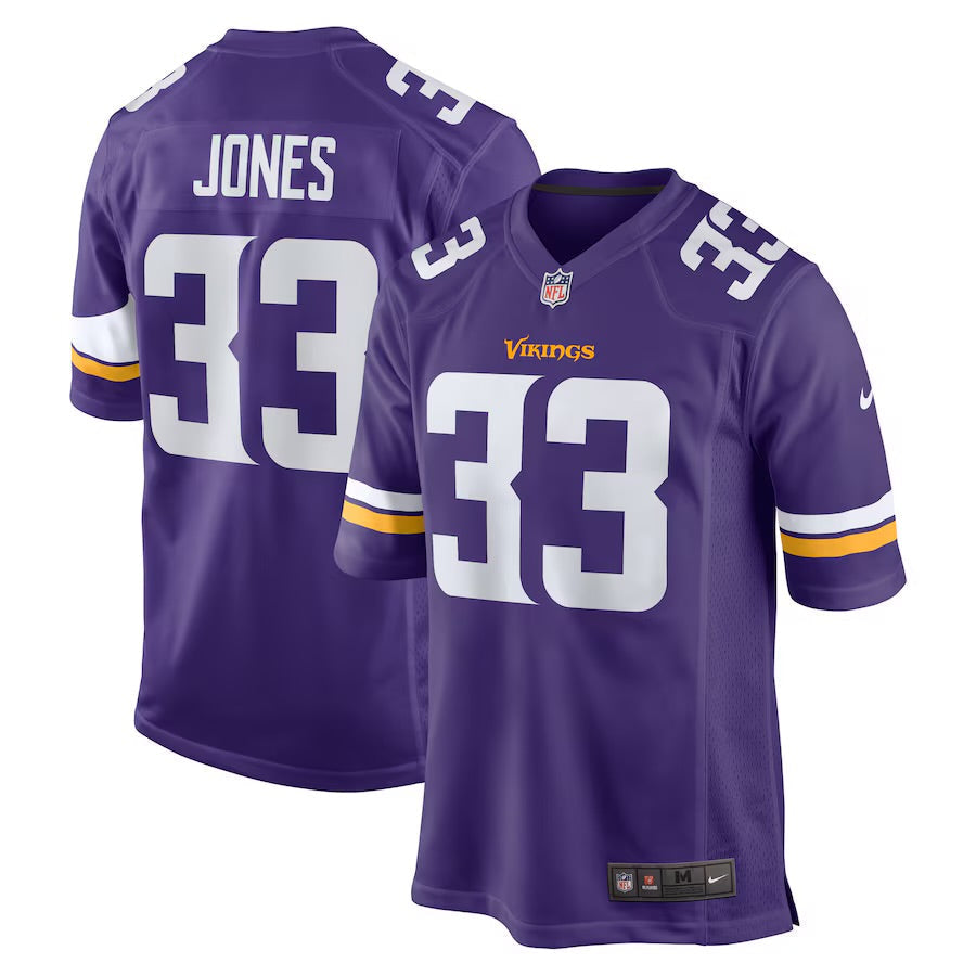 Aaron Jones YOUTH KIDS Minnesota Vikings Official NFL Jersey product image 1, provided for visual reference and product