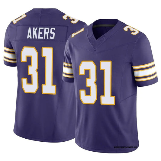 Cam Akers YOUTH KIDS Minnesota Vikings Official NFL Jersey product image 1, provided for visual reference and product detail