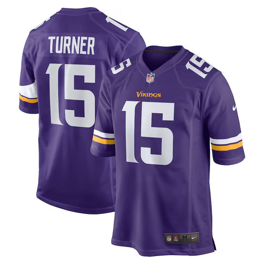 Dallas Turner YOUTH KIDS Minnesota Vikings Official NFL Jersey product image 1, provided for visual reference and product