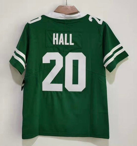 Breece Hall YOUTH New York Jets Classic Authentics Jersey product image 1, provided for visual reference and product detail