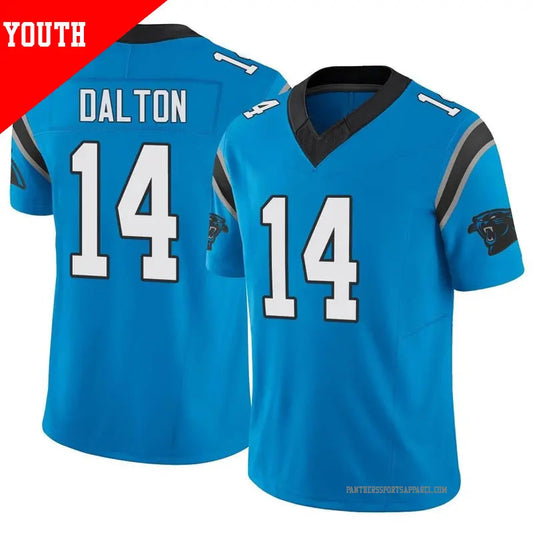 Andy Dalton Carolina Panthers Official NFL Nike YOUTH Jersey product image 1, provided for visual reference and product