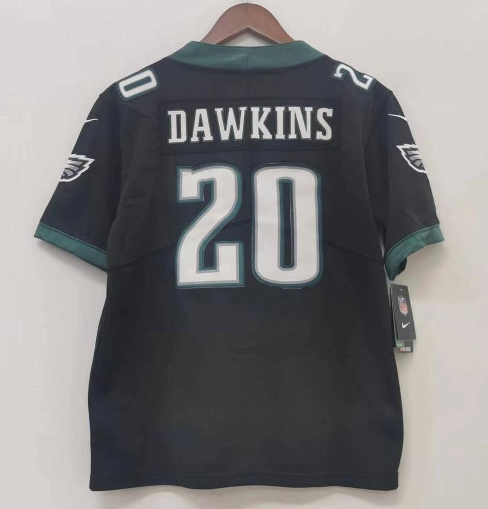 Brian Dawkins YOUTH Philadelphia Eagles Jersey Nike black product image 1, provided for visual reference and product detail