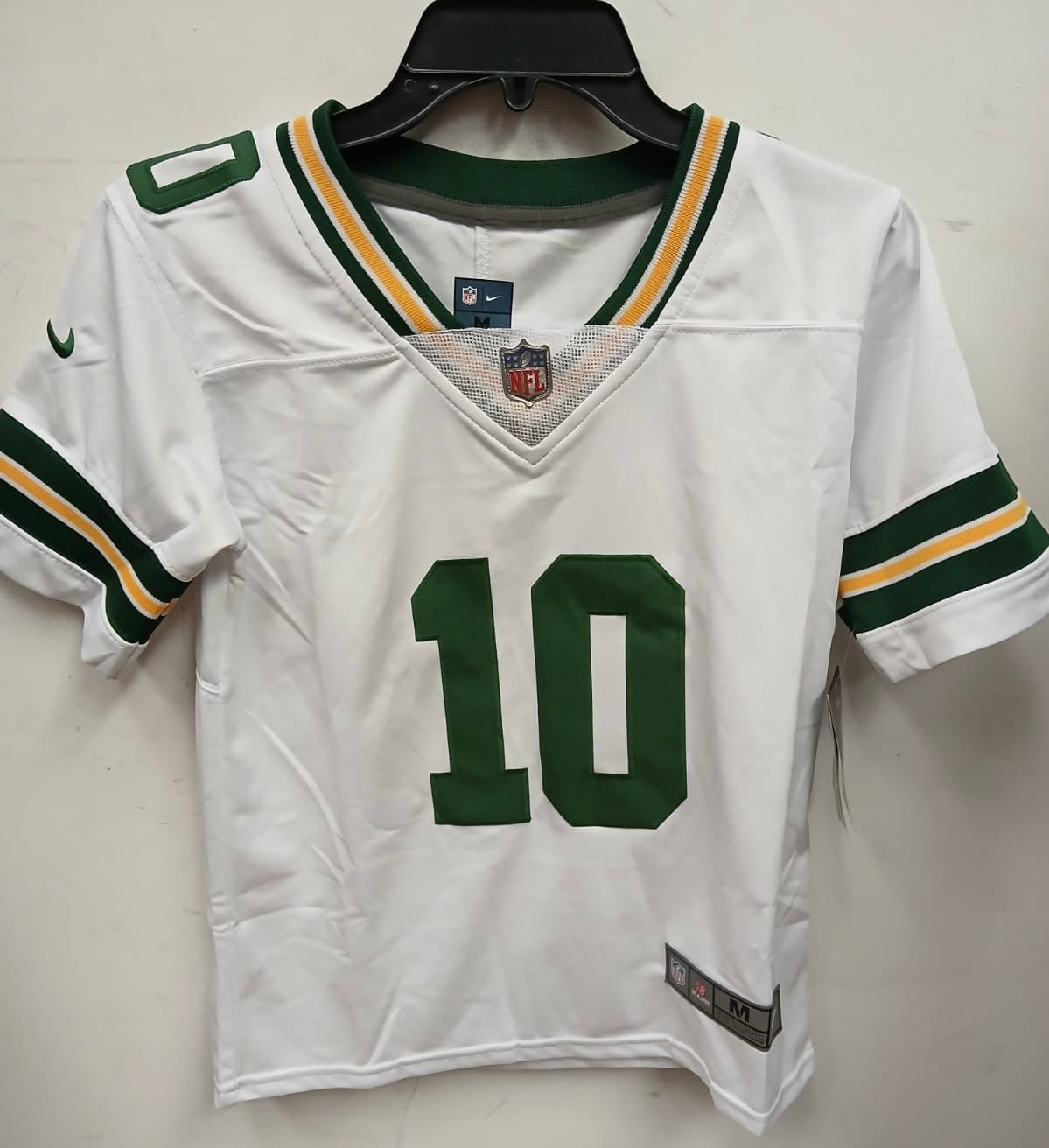 Jordan Love YOUTH Official NFL Green Bay Packers Nike Jersey product image 1, provided for visual reference and product
