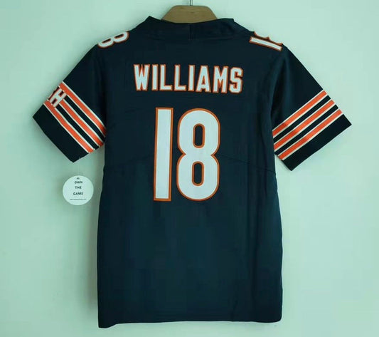 Caleb Williams YOUTH Chicago Bears Jersey Classic Authentics product image 1, provided for visual reference and product