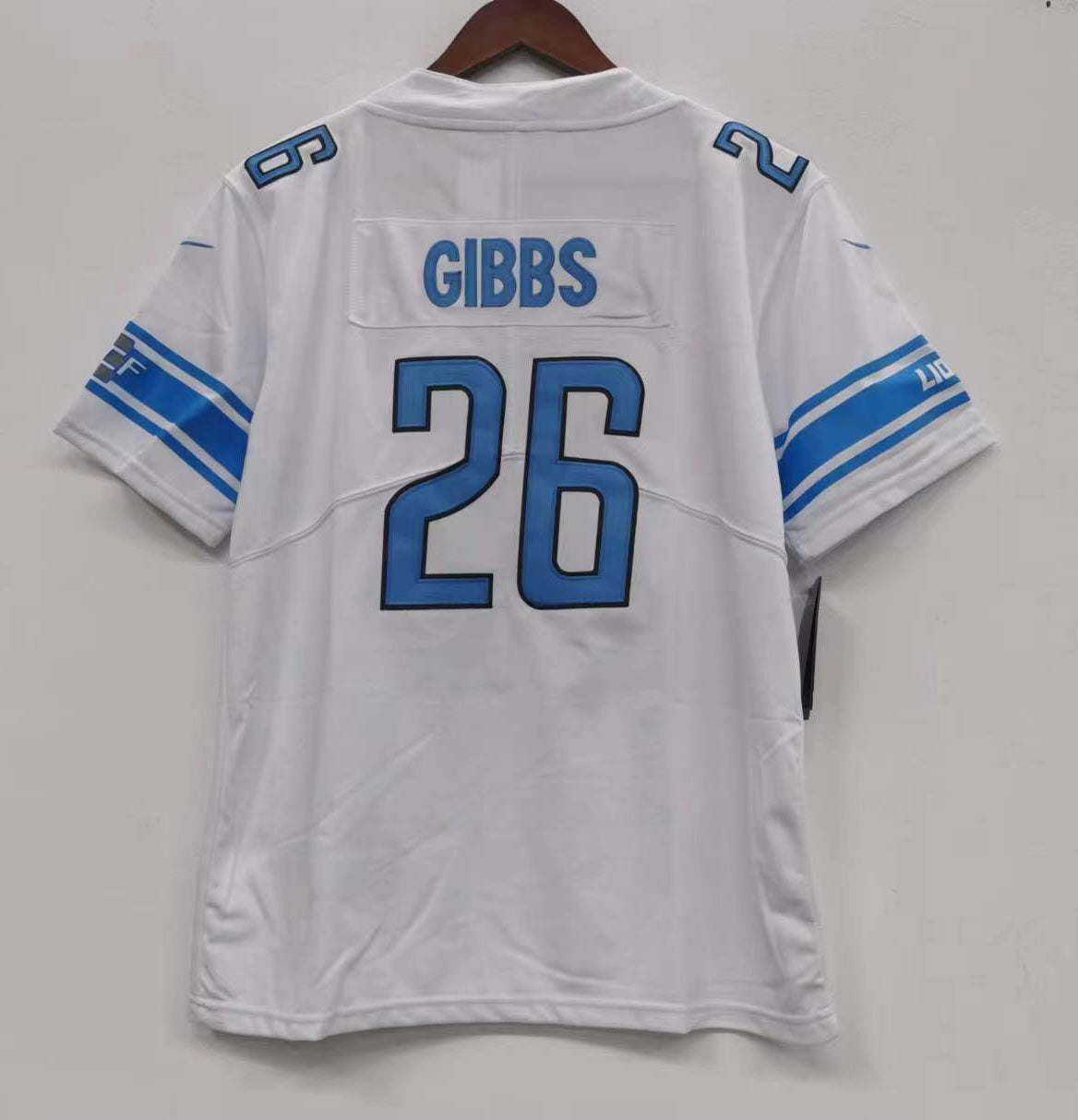 Jahmyr Gibbs YOUTH Detroit Lions Official NFL Jersey Nike product image 1, provided for visual reference and product detail