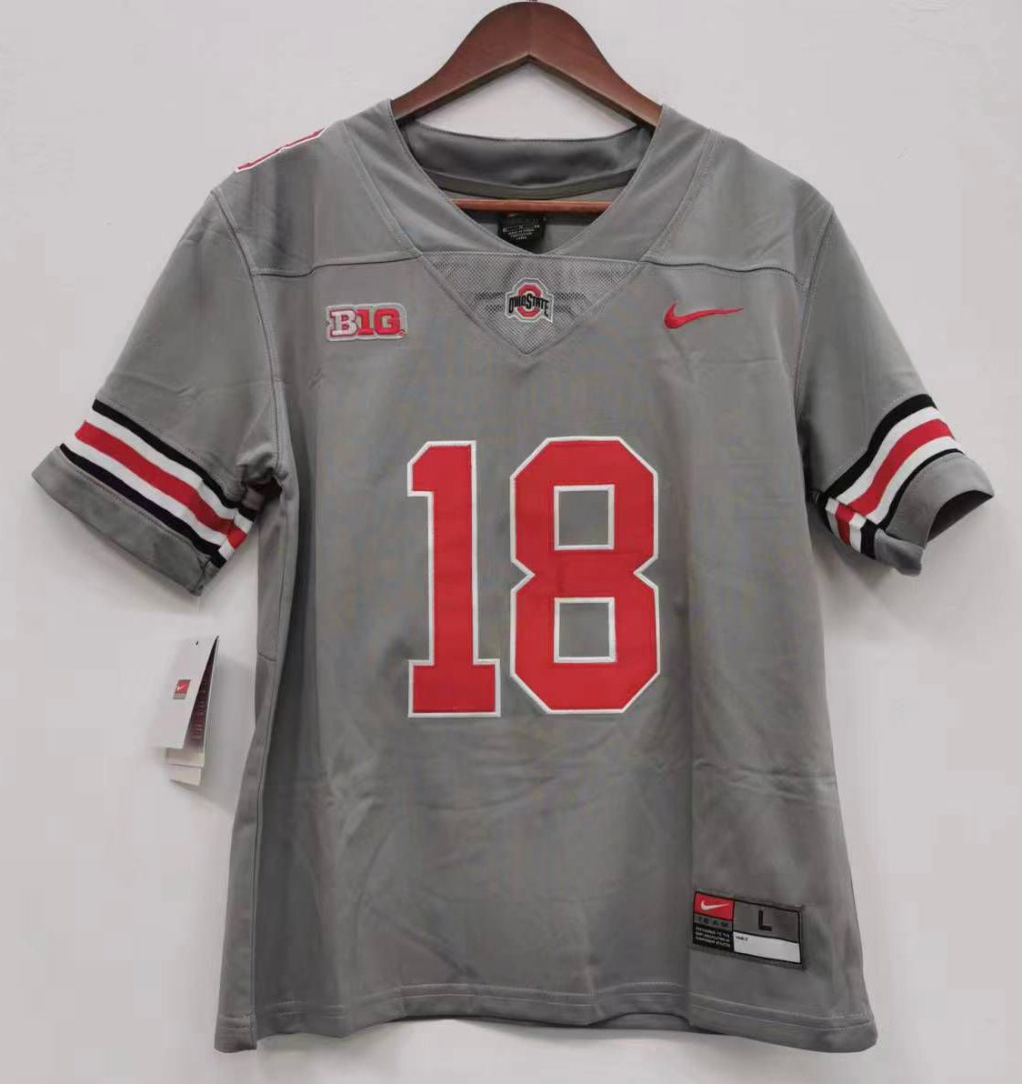 Marvin Harrison Jr. Ohio State Buckeyes YOUTH NIKE Jersey product image 2, provided for visual reference and product detail