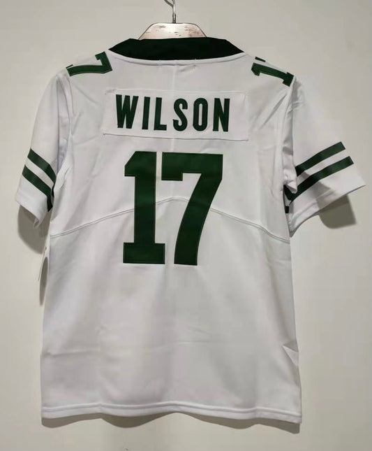 Garrett Wilson YOUTH New York Jets Classic Authentics Jersey product image 1, provided for visual reference and product