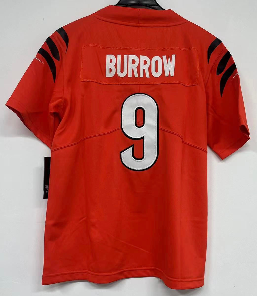 Joe Burrow YOUTH KIDS Cincinnati Bengals Jersey Nike product image 1, provided for visual reference and product detail review