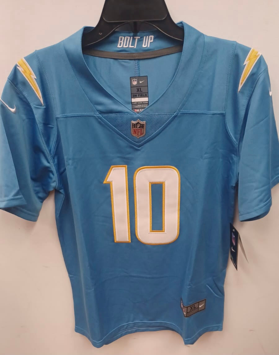 Justin Herbert YOUTH KIDS Los Angeles Chargers Official NFL Nike Jersey product image 2, provided for visual reference and