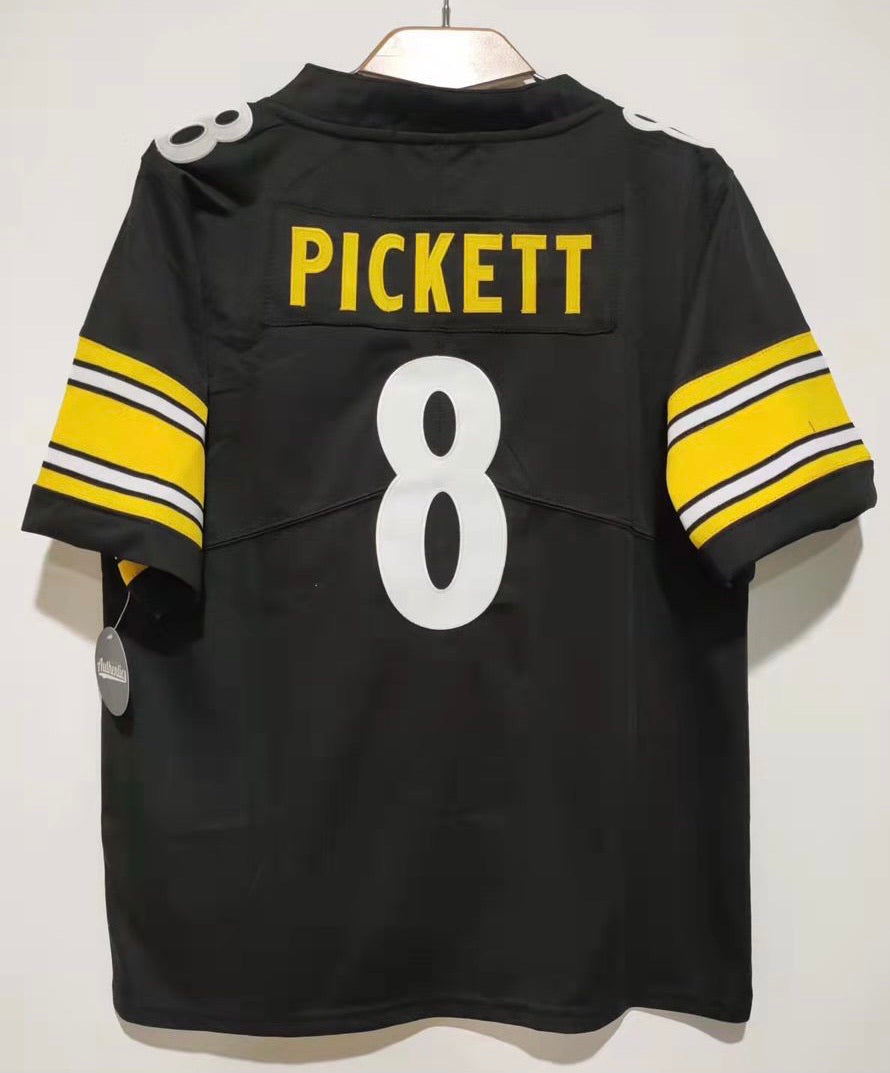 Kenny Pickett YOUTH Pittsburgh Steelers Jersey product image 1, provided for visual reference and product detail review