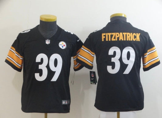 Minkah Fitzpatrick YOUTH Pittsburgh Steelers Jersey Nike product image 1, provided for visual reference and product detail