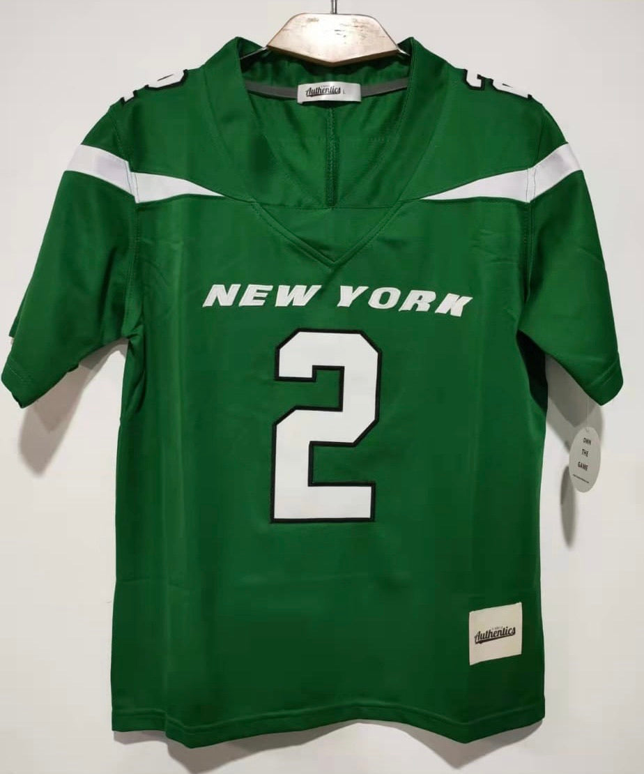 Zach Wilson YOUTH New York Jets Jersey product image 2, provided for visual reference and product detail review