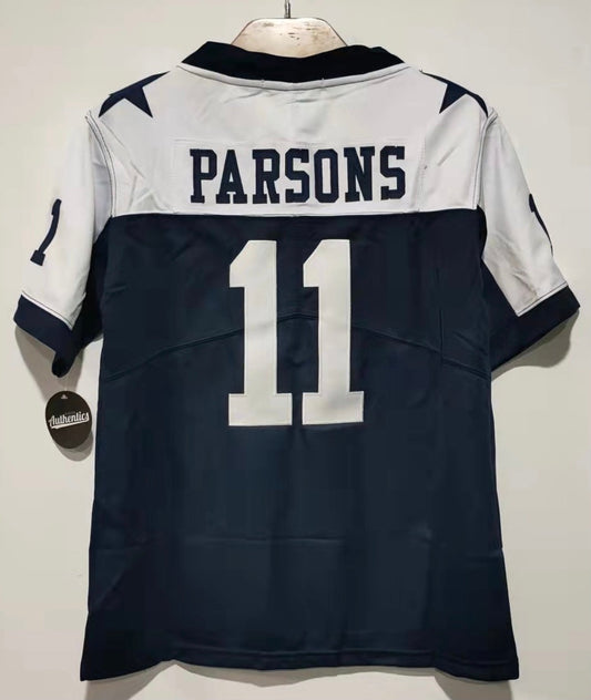 Micah Parsons YOUTH Dallas Cowboys Classic Authentics Jersey product image 1, provided for visual reference and product