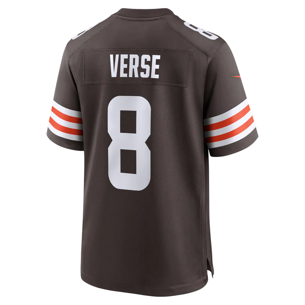 Jared Verse Cleveland Browns Official NFL Nike Jersey product image 2, provided for visual reference and product detail