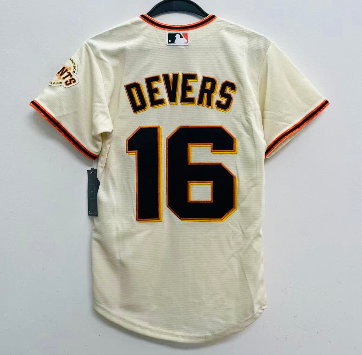 Rafael Devers YOUTH KIDS SAN FRANCISCO Giants Official MLB jersey product image 1, provided for visual reference and product