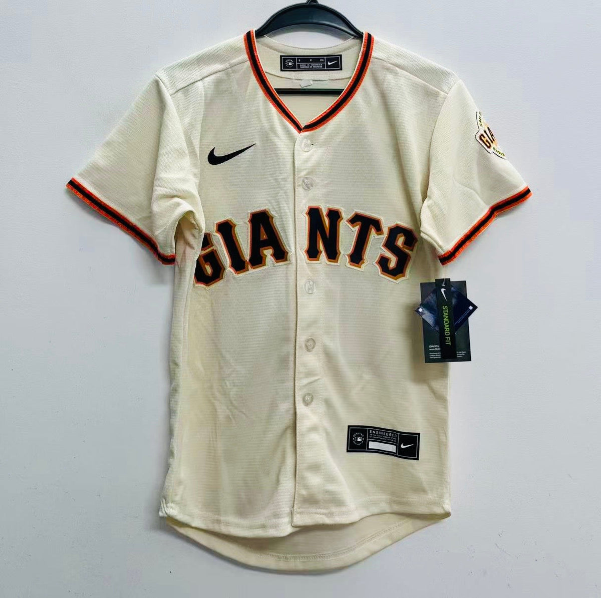 Rafael Devers YOUTH KIDS SAN FRANCISCO Giants Official MLB jersey product image 2, provided for visual reference and product