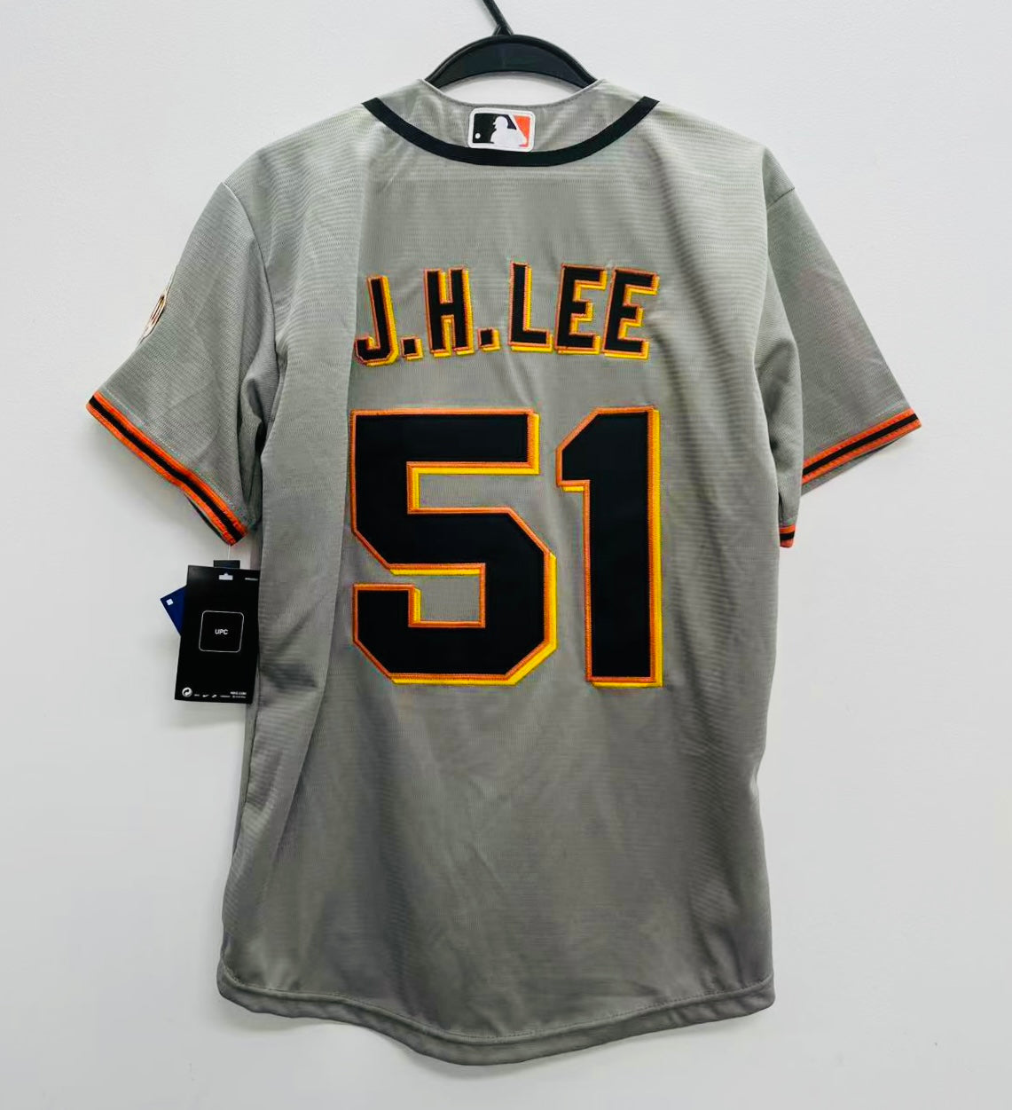 Jung Hoo Lee YOUTH SAN FRANCISCO Giants Official MLB jersey gray product image 1, provided for visual reference and product
