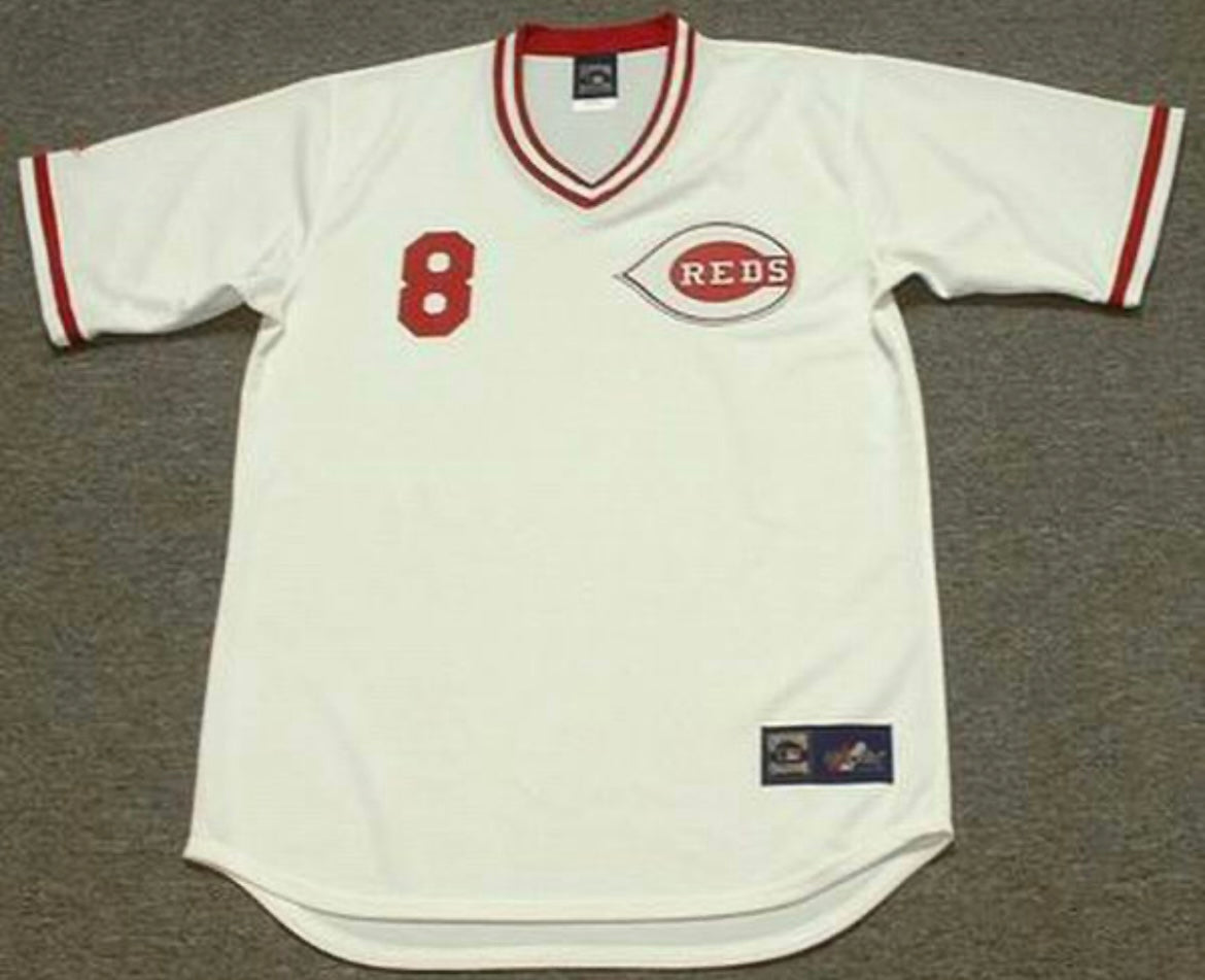 Joe Morgan YOUTH KIDS 1975 Cincinnati Reds Official MLB Majestic Jersey product image 1, provided for visual reference and