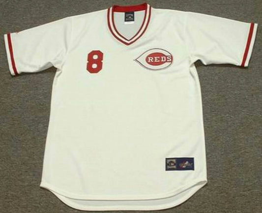 Joe Morgan YOUTH KIDS 1975 Cincinnati Reds Official MLB Majestic Jersey product image 1, provided for visual reference and