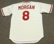 Joe Morgan YOUTH KIDS 1975 Cincinnati Reds Official MLB Majestic Jersey product image 2, provided for visual reference and