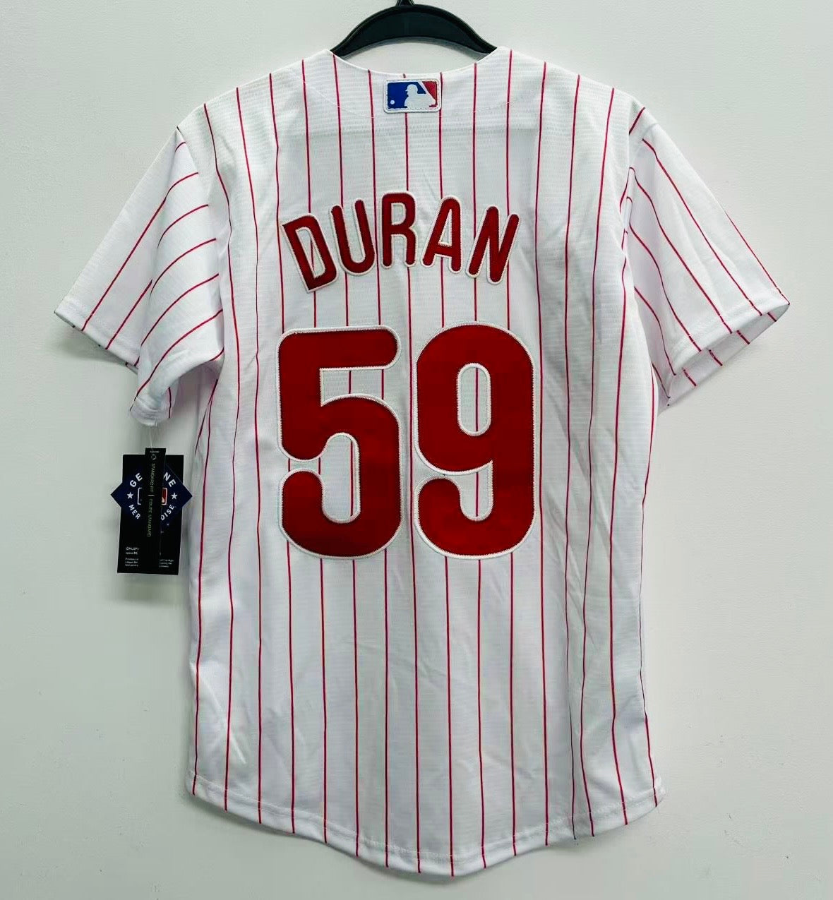 Jhoan Duran YOUTH KIDS Philadelphia Phillies Official MLB Jersey product image 1, provided for visual reference and product