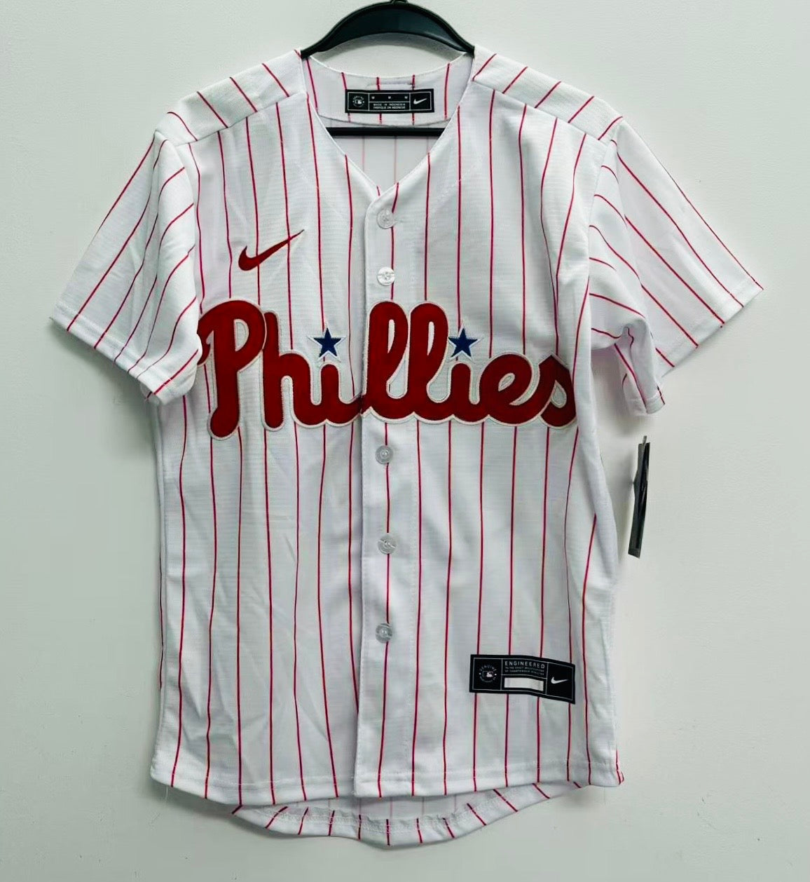 Jhoan Duran YOUTH KIDS Philadelphia Phillies Official MLB Jersey product image 2, provided for visual reference and product