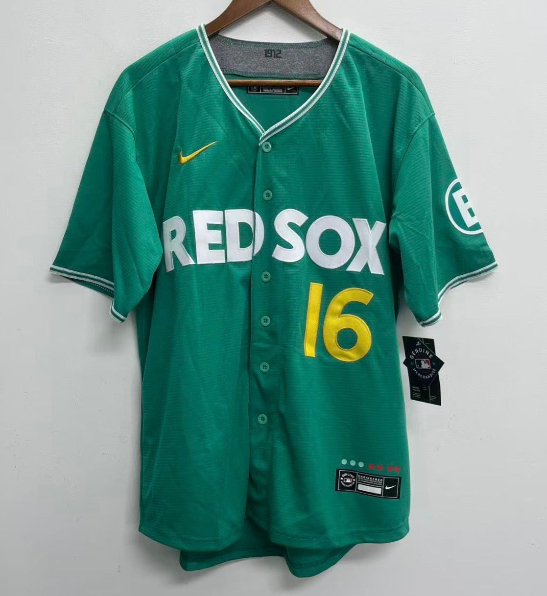 Jarren Duran YOUTH KIDS Boston Red Sox 2025 Official MLB Nike City Connect Limited Jersey product image 2, provided for
