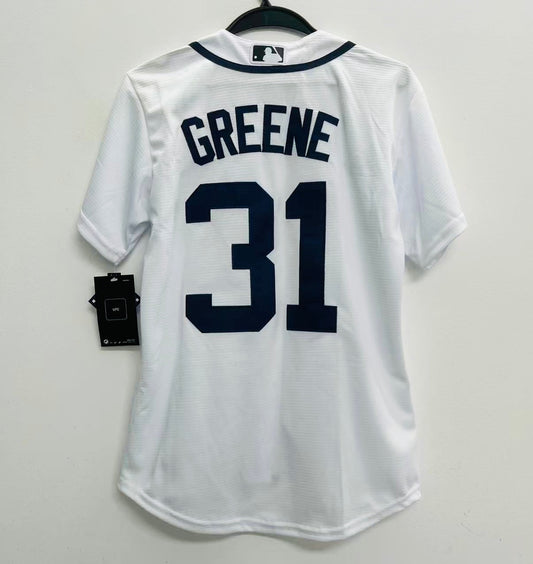 Riley Greene Detroit Tigers Youth Kids Official MLB Nike Jersey white product image 1, provided for visual reference and