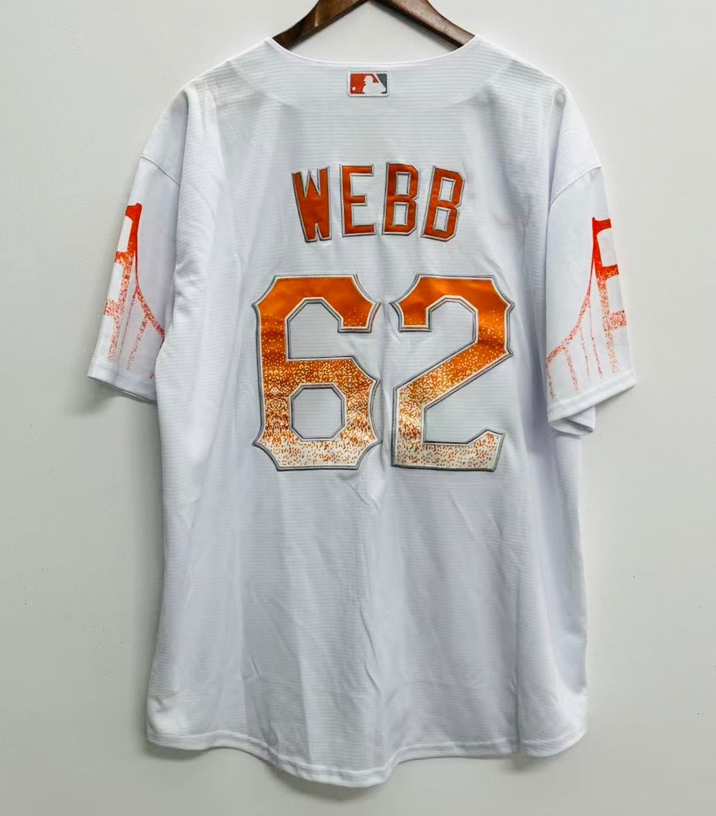 Logan Webb YOUTH KIDS SAN FRANCISCO Giants Official MLB City Connect Limited jersey product image 1, provided for visual