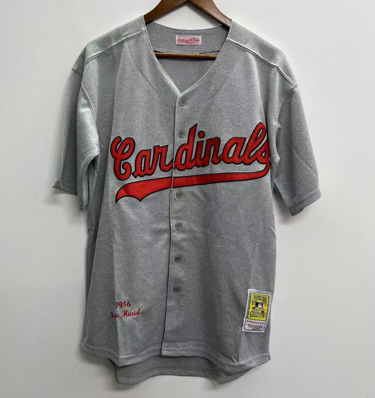 Stan Musial 1956 YOUTH KIDS St. Louis Cardinals Official MLB Jersey product image 2, provided for visual reference and