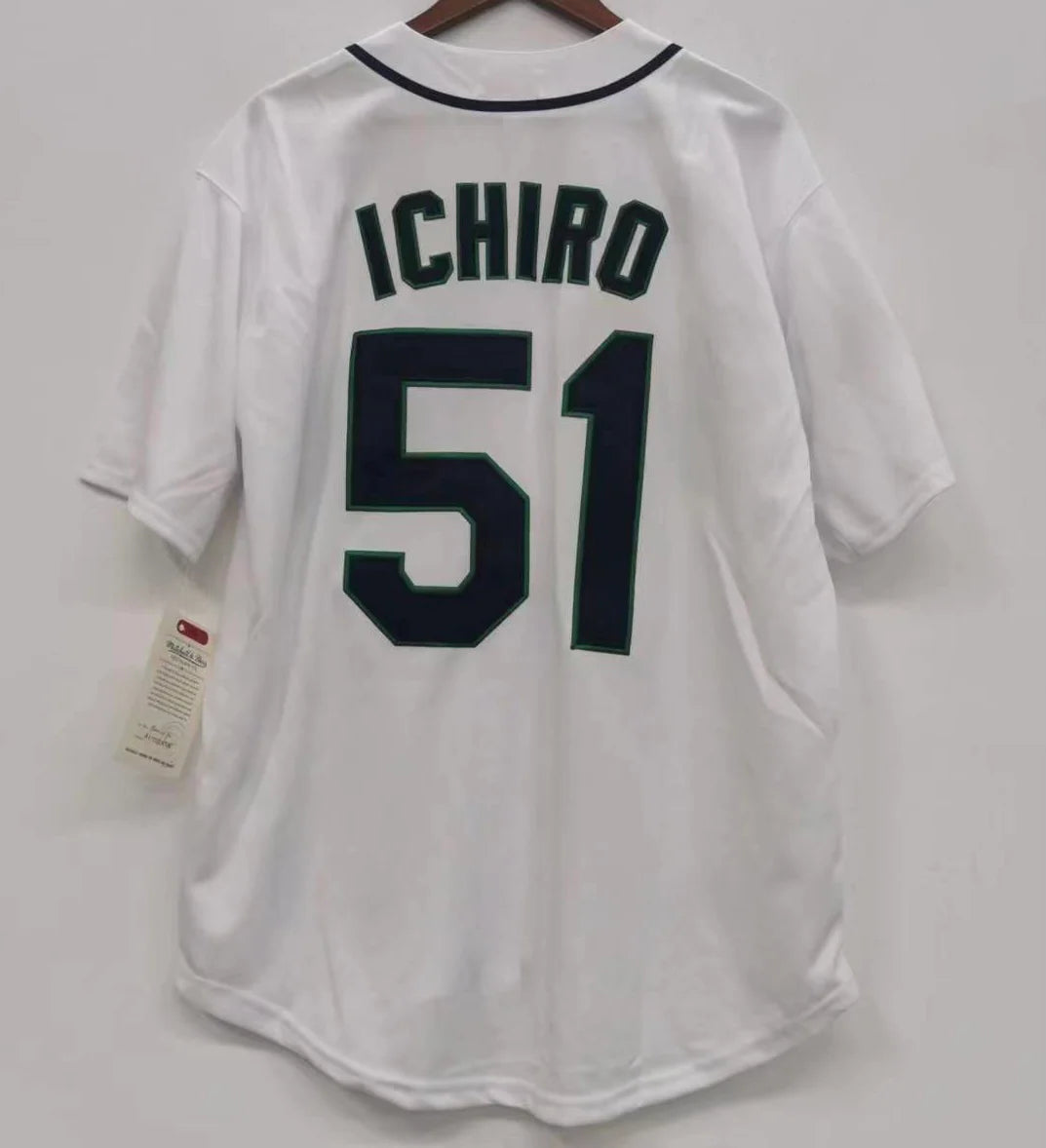Ichiro Suzuki YOUTH KIDS Seattle Mariners Official MLB Majestic jersey product image 1, provided for visual reference and