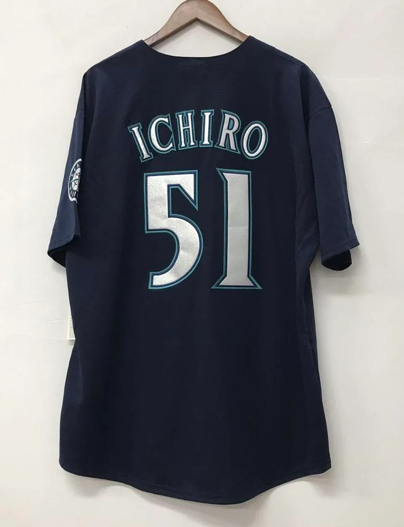 Ichiro Suzuki YOUTH KIDS Seattle Mariners Official MLB jersey product image 1, provided for visual reference and product