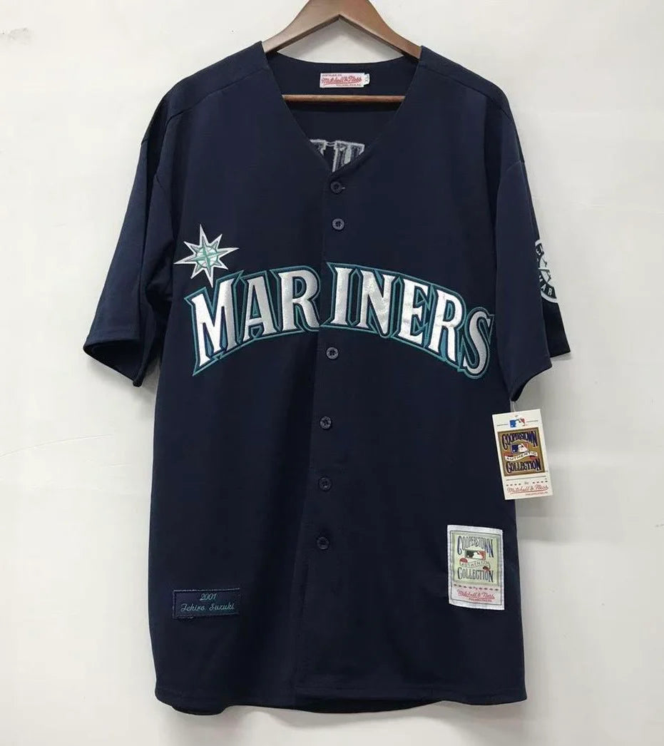 Ichiro Suzuki YOUTH KIDS Seattle Mariners Official MLB jersey product image 2, provided for visual reference and product