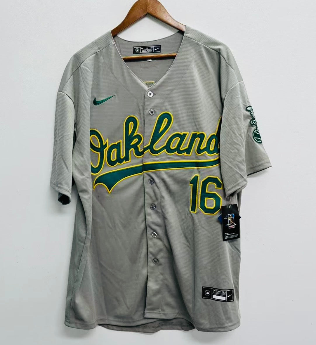 Nick Kurtz YOUTH KIDS Oakland Athletics A’s Official MLB jersey gray product image 2, provided for visual reference and