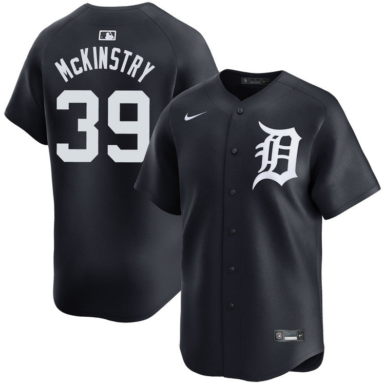 Zach McKinstry Detroit Tigers Youth Kids Official MLB Nike Jersey dark blue product image 1, provided for visual reference
