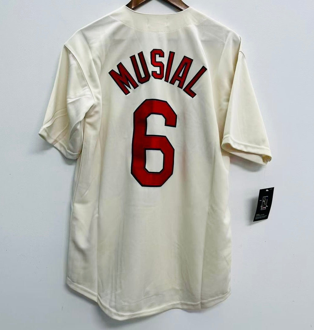 Stan Musial 1963 YOUTH KIDS St. Louis Cardinals Official MLB Jersey product image 1, provided for visual reference and