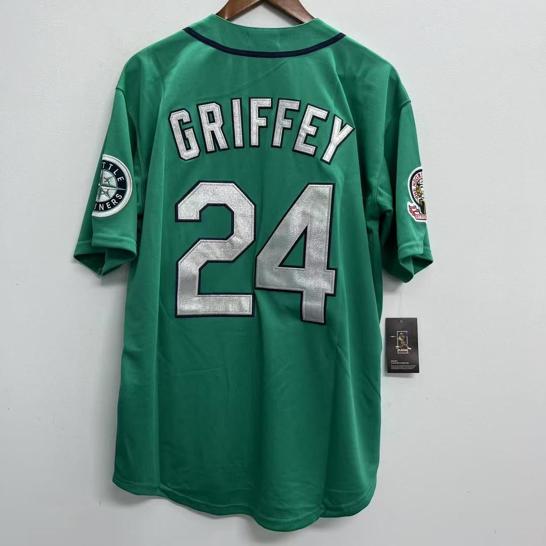 Ken Griffey Jr. YOUTH KIDS Seattle Mariners Official MLB jersey product image 1, provided for visual reference and product