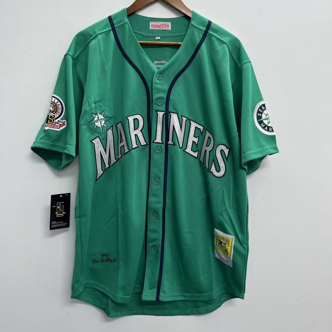 Ken Griffey Jr. YOUTH KIDS Seattle Mariners Official MLB jersey product image 2, provided for visual reference and product