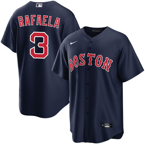 Ceddanne Rafaela YOUTH KIDS Boston Red Sox Official MLB Nike Jersey Navy blue product image 1, provided for visual reference