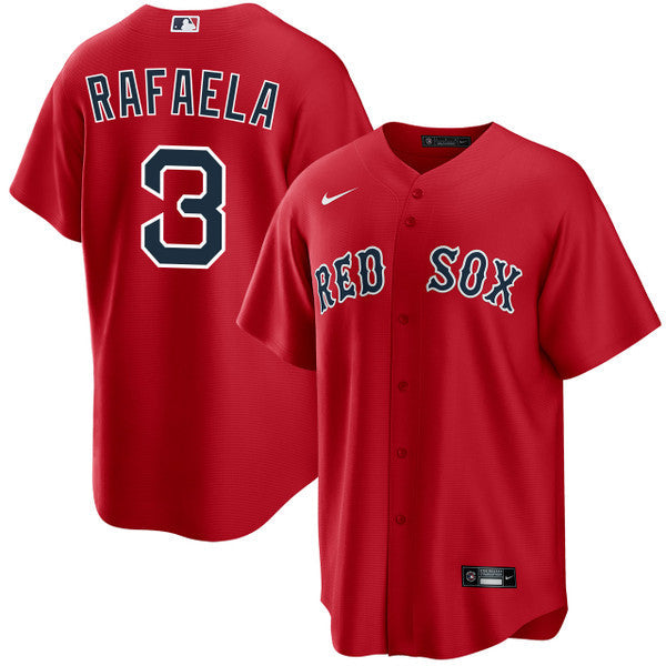 Ceddanne Rafaela YOUTH KIDS Boston Red Sox Official MLB Nike Jersey Red product image 1, provided for visual reference and