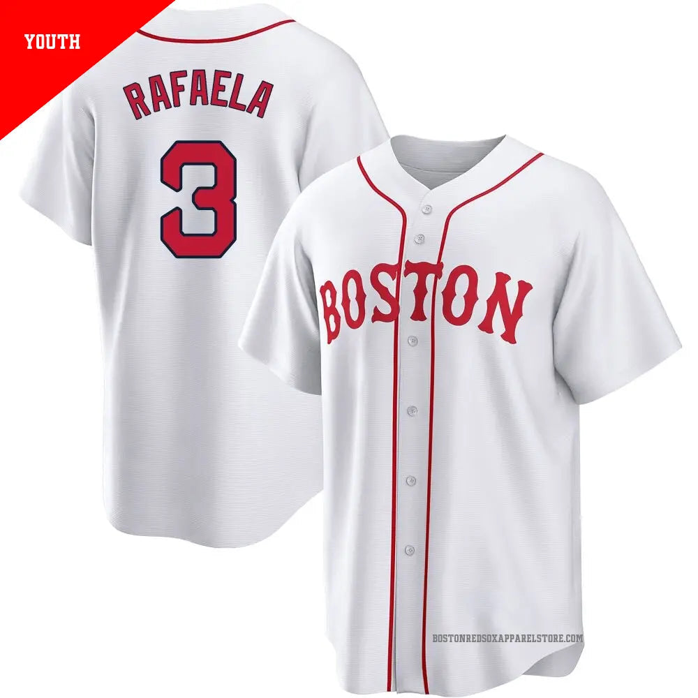 Ceddanne Rafaela YOUTH KIDS Boston Red Sox Official MLB Nike Jersey product image 1, provided for visual reference and